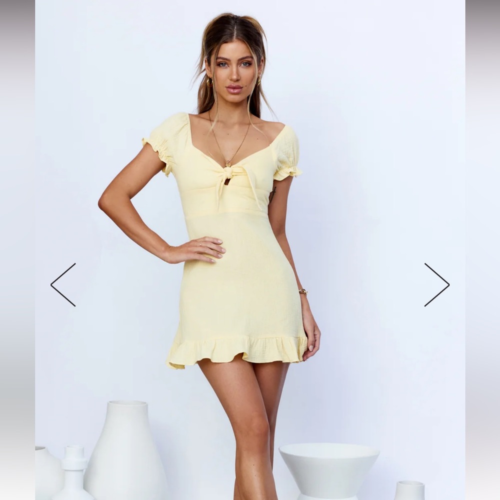 ONLY DESIRE YELLOW DRESS - HELLO MOLLY - NWT - LIMITED EDITION